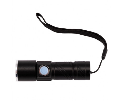 Latarka USB Alight, czarny 