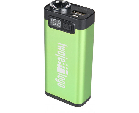 Power Bank 4400mAh jasnozielony