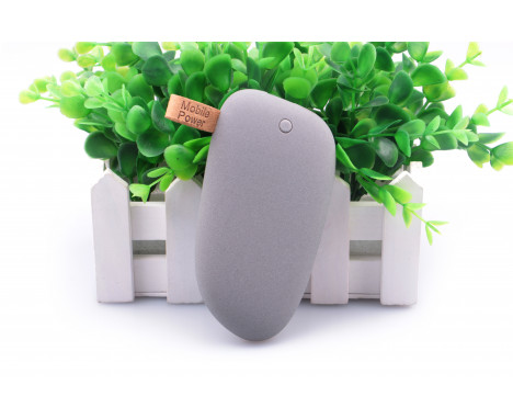 Power Bank KAMIEŃ 6000 mAh szary