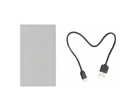 Power bank z podświetlanym logo 4000 mAh - biały